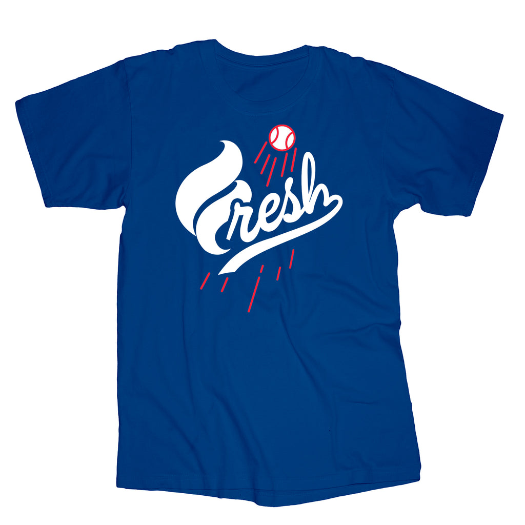 Fresh Baseball Tee Dodgers Blue