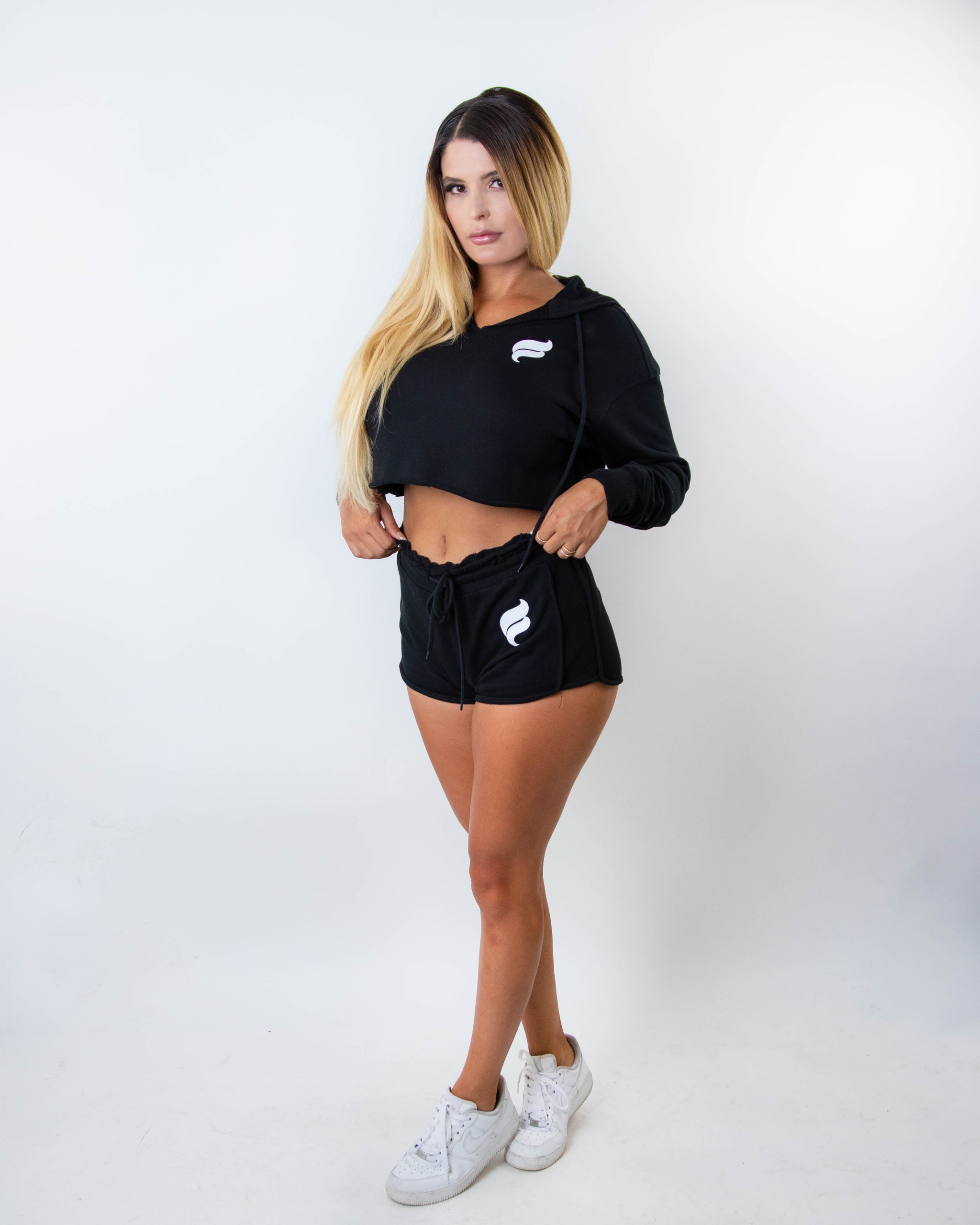 Two Piece Lounge Set | Black